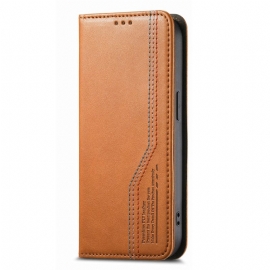 Kožené Pouzdro Folio Xiaomi 17 Pro S Elastickým Řemínkem Na Zápěstí