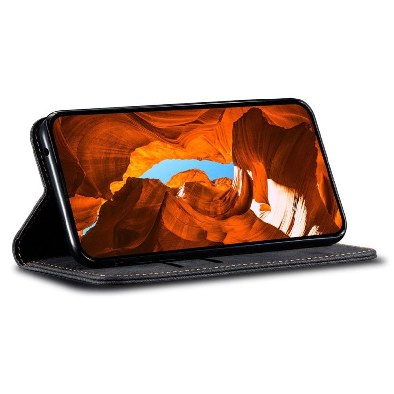 Kožené Pouzdro Xiaomi 17 Pro Kryty Na Mobil Džínový Styl