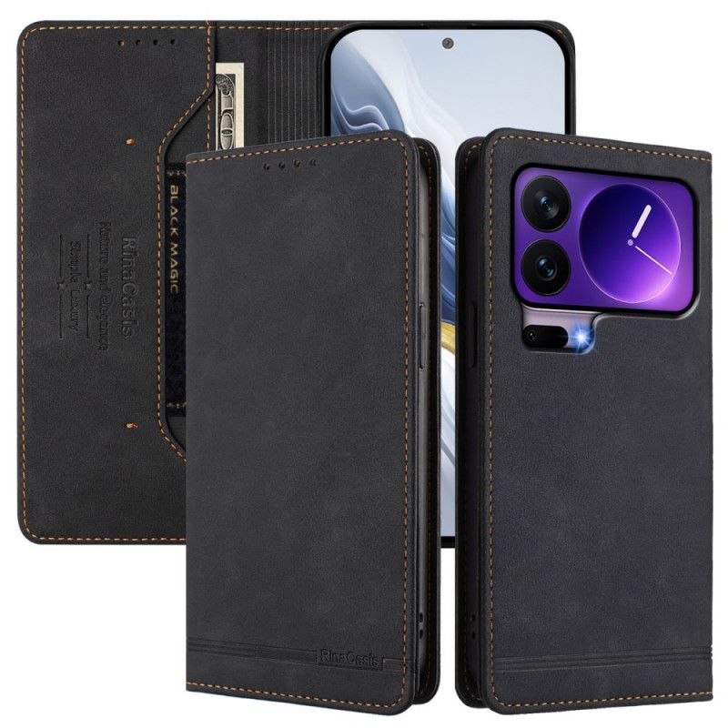 Kožené Pouzdro Xiaomi 17 Pro Kryty Na Mobil Rinacasis