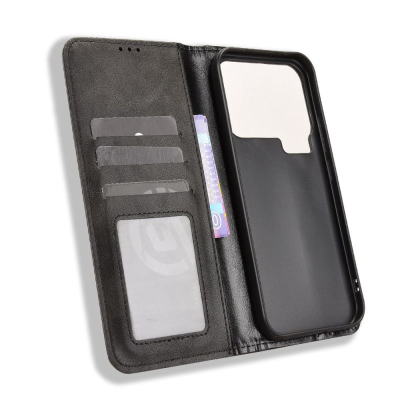 Kožené Pouzdro Xiaomi 17 Pro Kryty Na Mobil Vintage Okraj