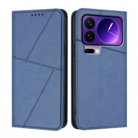 Kožené Pouzdro Xiaomi 17 Pro Liniový Design