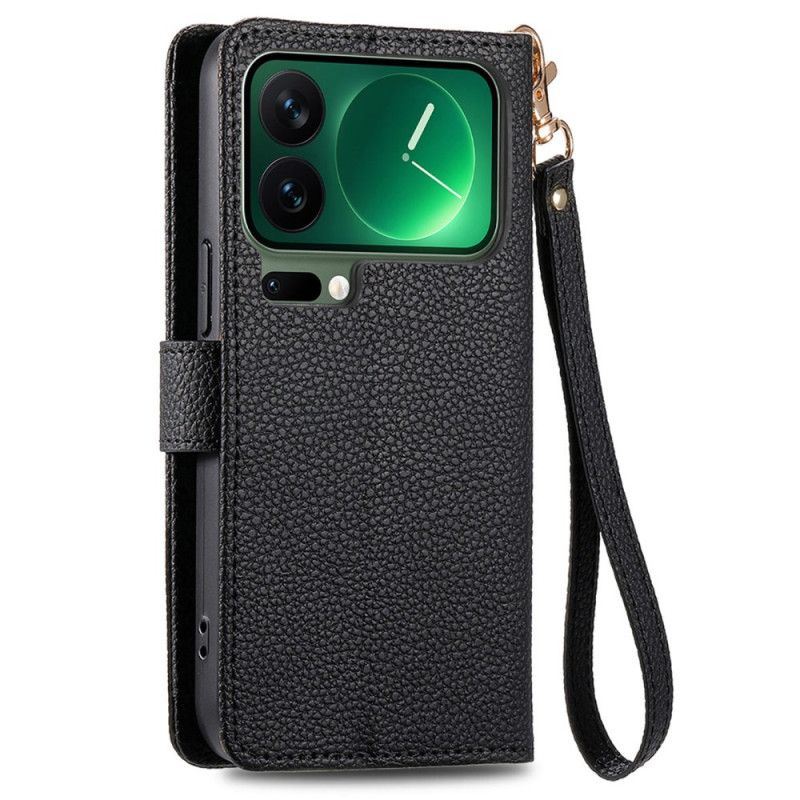 Kožený Kryt Na Xiaomi 17 Pro Rfid Blokovací Srdce