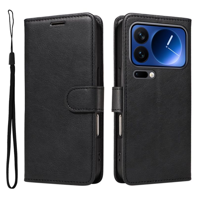 Kožený Kryt Xiaomi 17 Pro Efekt Obyčejné Kůže