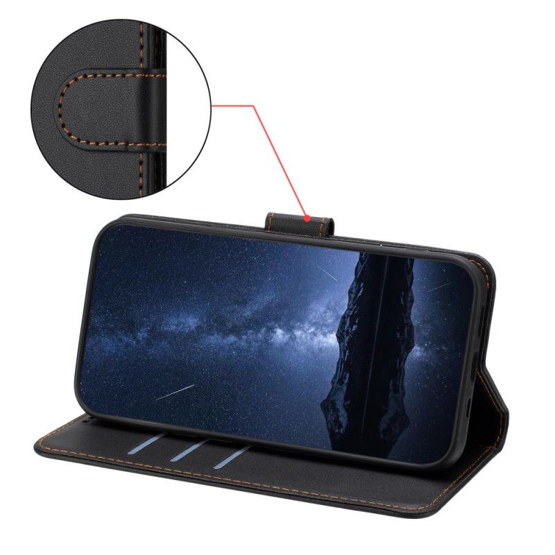 Kožený Kryt Xiaomi 17 Pro Efekt Obyčejné Kůže