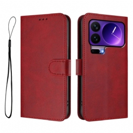 Kožený Kryt Xiaomi 17 Pro Kožený Efekt S Rfid Blokováním