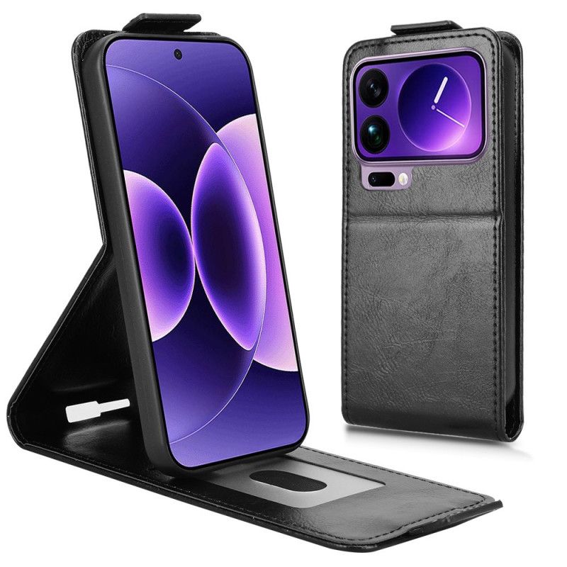 Kožený Kryt Xiaomi 17 Pro Svislá Klopa