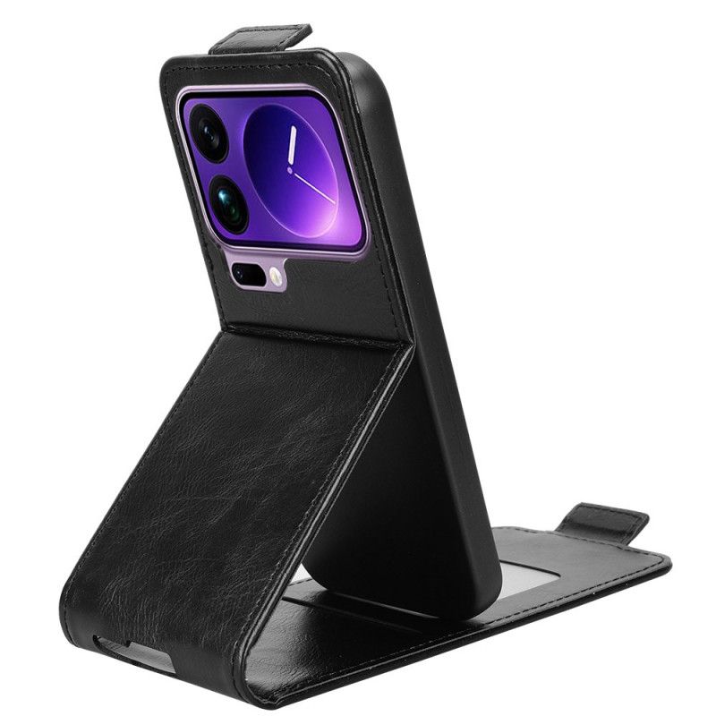 Kožený Kryt Xiaomi 17 Pro Svislá Klopa