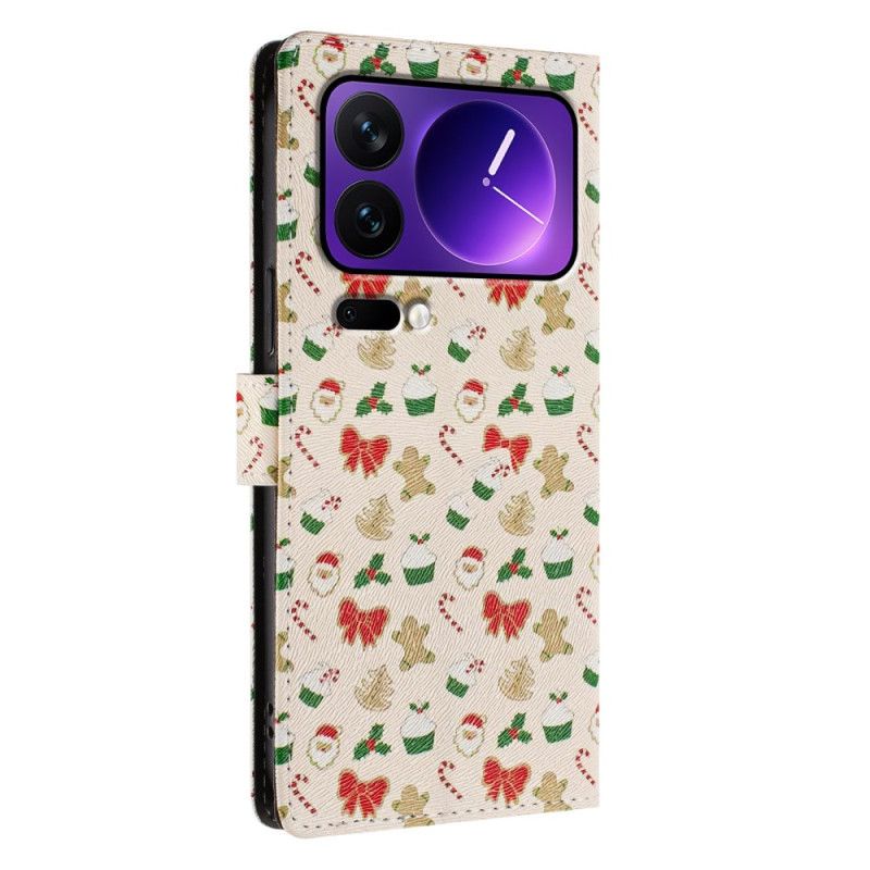 Kožený Kryt Xiaomi 17 Pro Vánoce