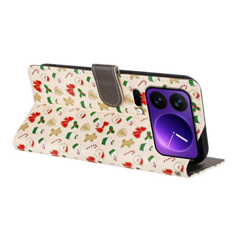 Kožený Kryt Xiaomi 17 Pro Vánoce