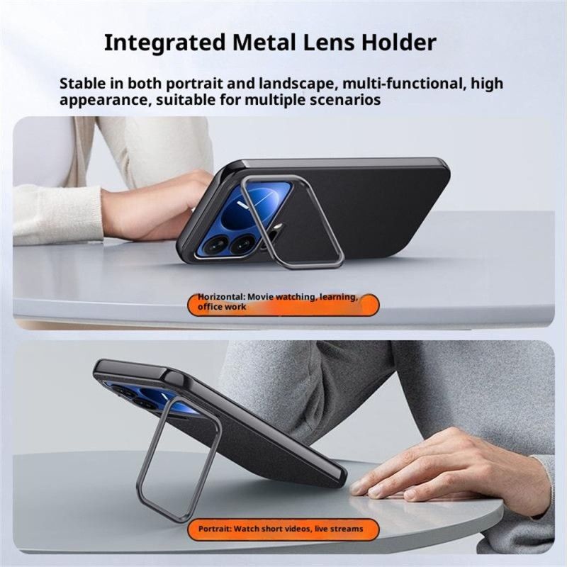 Kryt Xiaomi 17 Pro Integrovaný Stojan A Kovový Rám