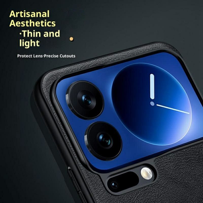 Kryt Xiaomi 17 Pro Kožený Efekt Sulada