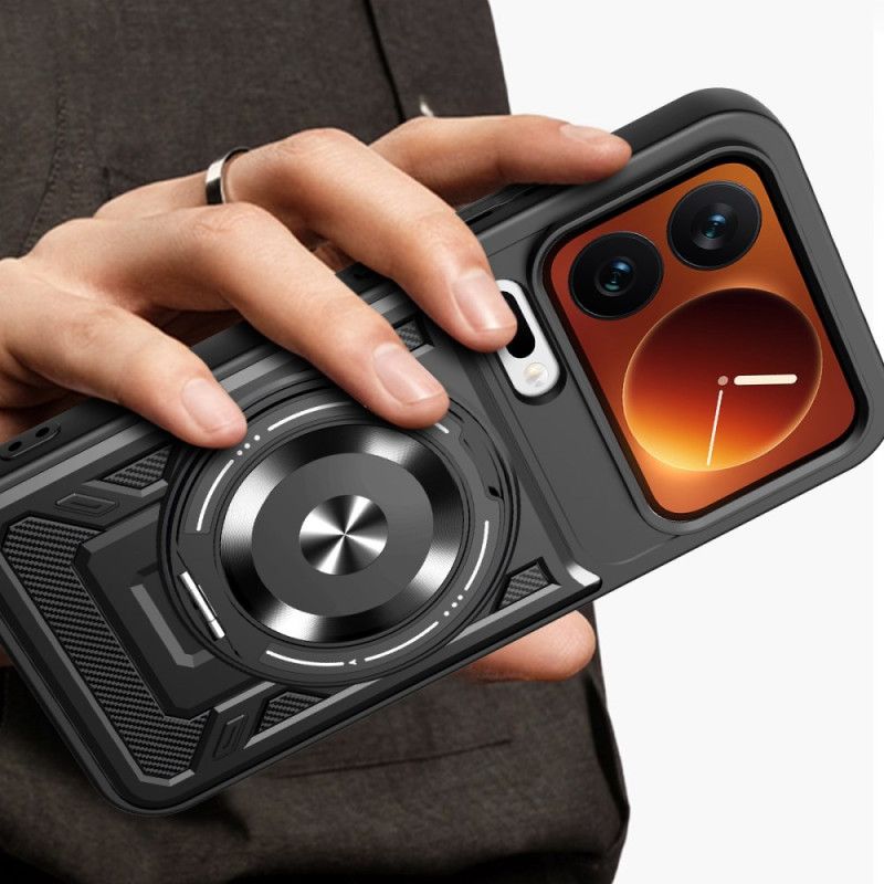 Kryt Xiaomi 17 Pro Magnetické Zapínání S Otočným Stojánkem