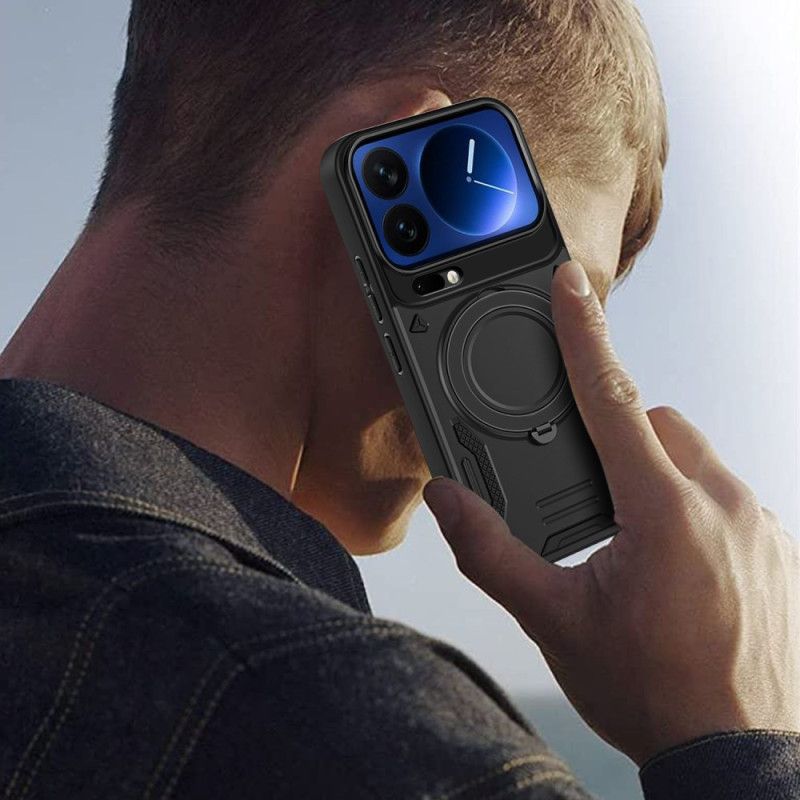 Kryt Xiaomi 17 Pro Magnetické Zapínání S Otočným Stojánkem