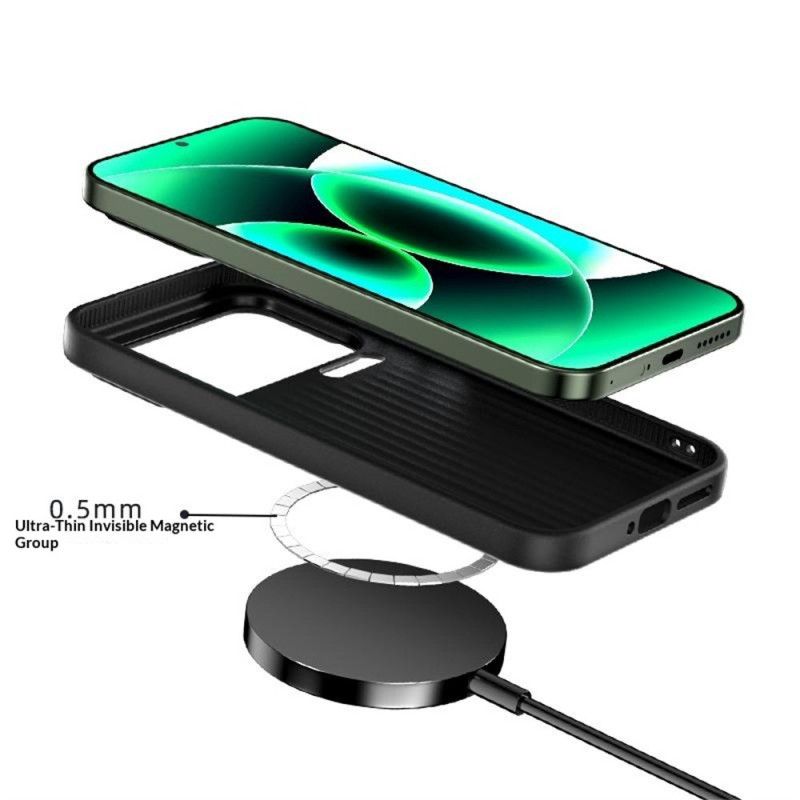 Kryt Xiaomi 17 Pro Magnetické Zapínání Z Uhlíkových Vláken Abeel