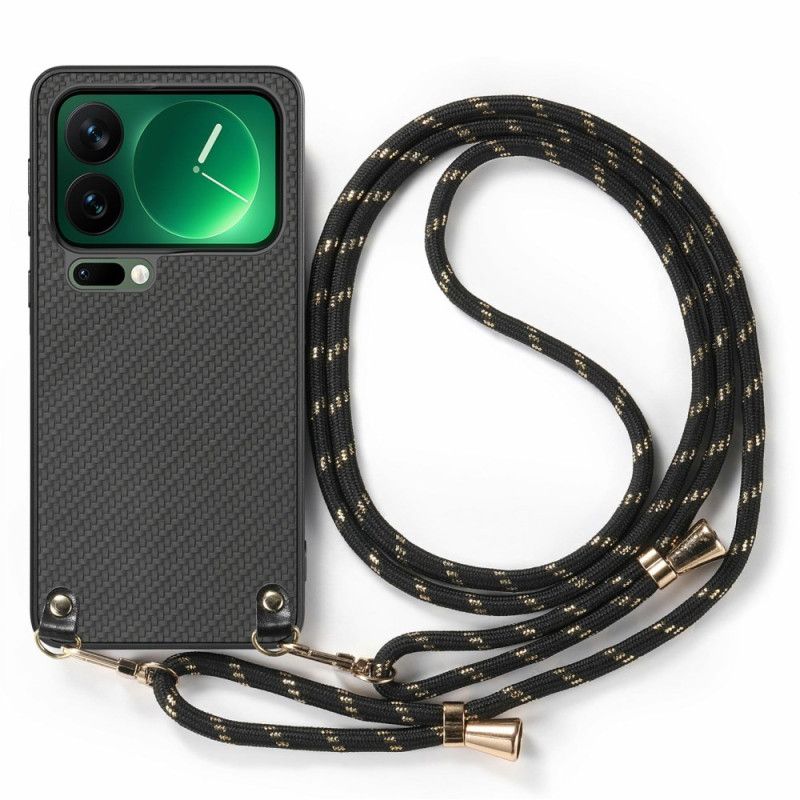 Kryt Xiaomi 17 Pro Textura Z Uhlíkových Vláken