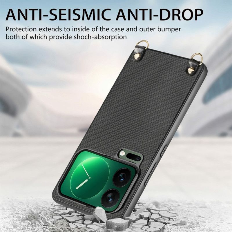 Kryt Xiaomi 17 Pro Textura Z Uhlíkových Vláken