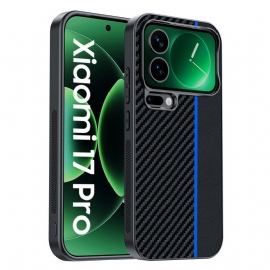 Kryt Xiaomi 17 Pro Textura Z Uhlíkových Vláken