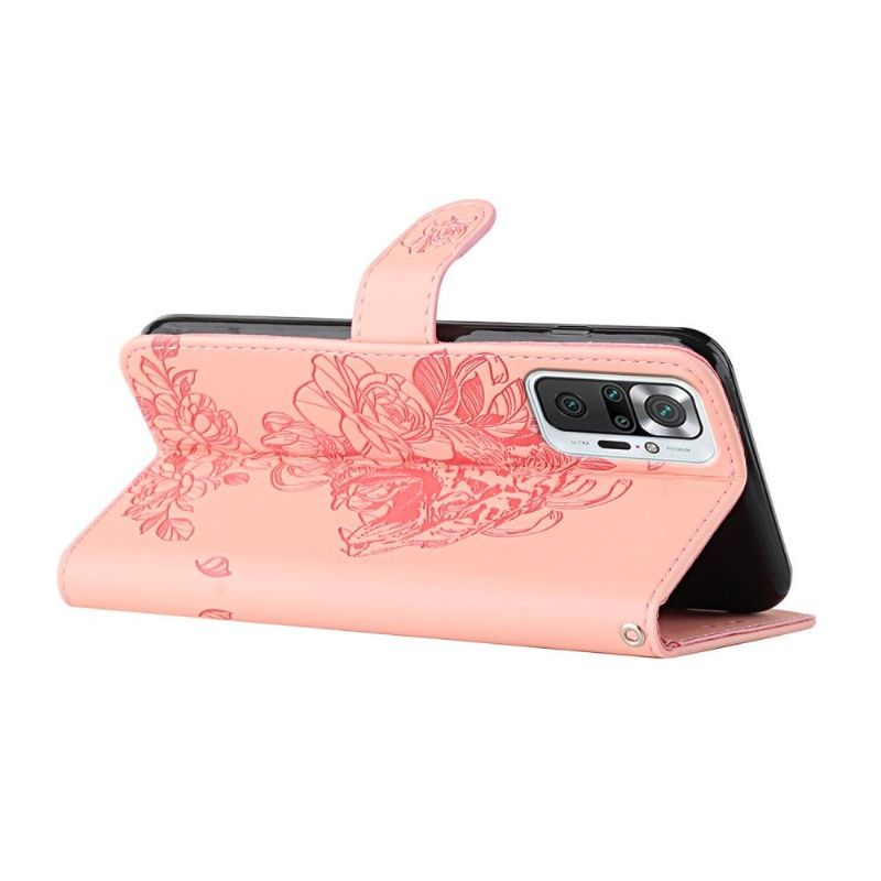 Flipové Pouzdro Na Xiaomi Redmi Note 10 Pro Design Tygra