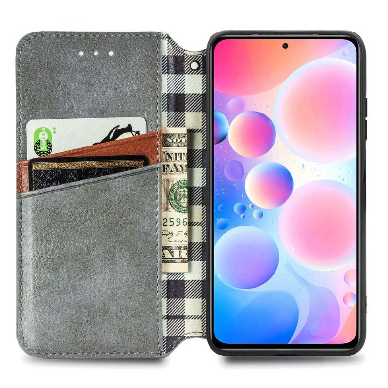 Flipové Pouzdro Na Xiaomi Redmi Note 10 Pro Držák Karty Kub Design