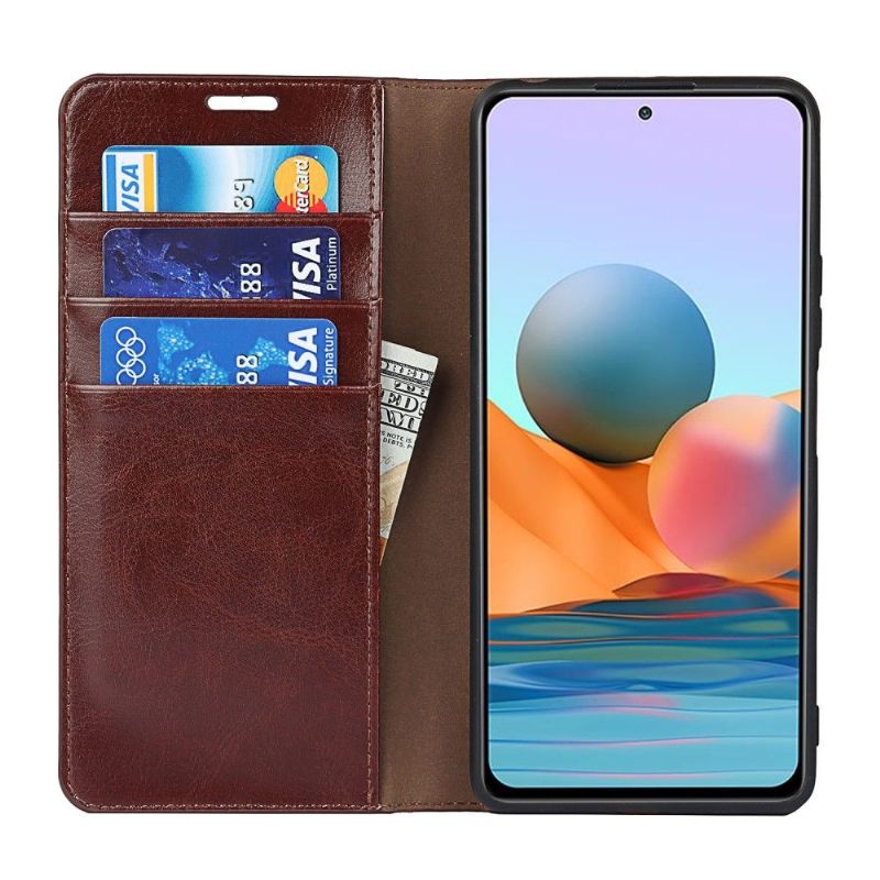 Flipové Pouzdro Na Xiaomi Redmi Note 10 Pro Funkce Podpory Koženého Držáku Karty