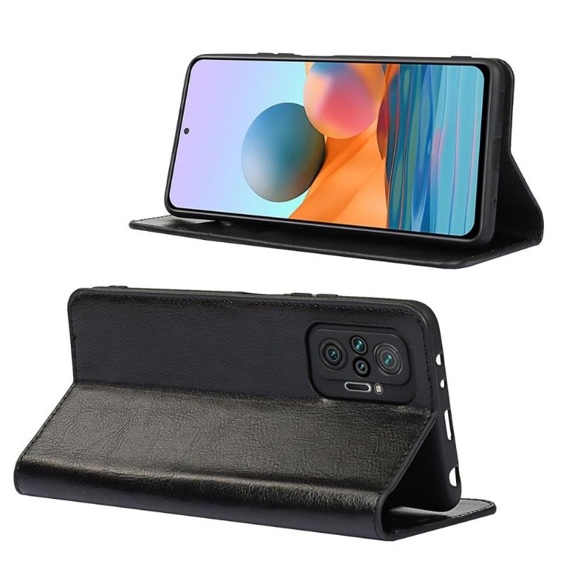 Flipové Pouzdro Na Xiaomi Redmi Note 10 Pro Funkce Podpory Koženého Držáku Karty
