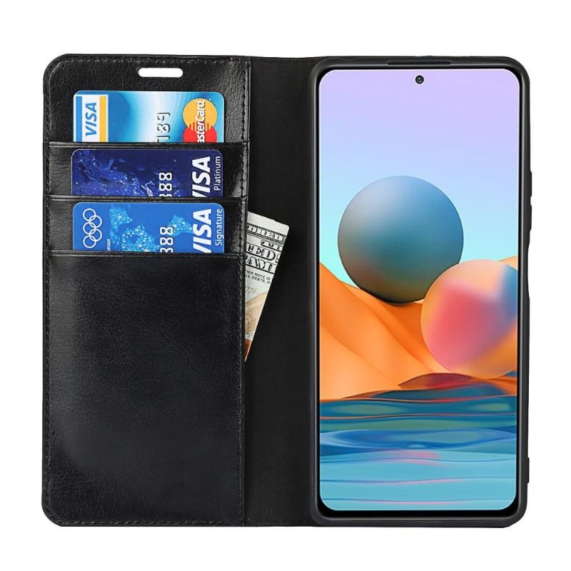 Flipové Pouzdro Na Xiaomi Redmi Note 10 Pro Funkce Podpory Koženého Držáku Karty
