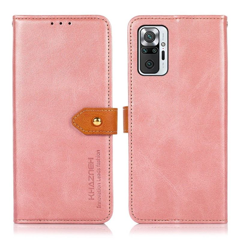 Flipové Pouzdro Na Xiaomi Redmi Note 10 Pro Khazneh Bicolor Umělá Kůže