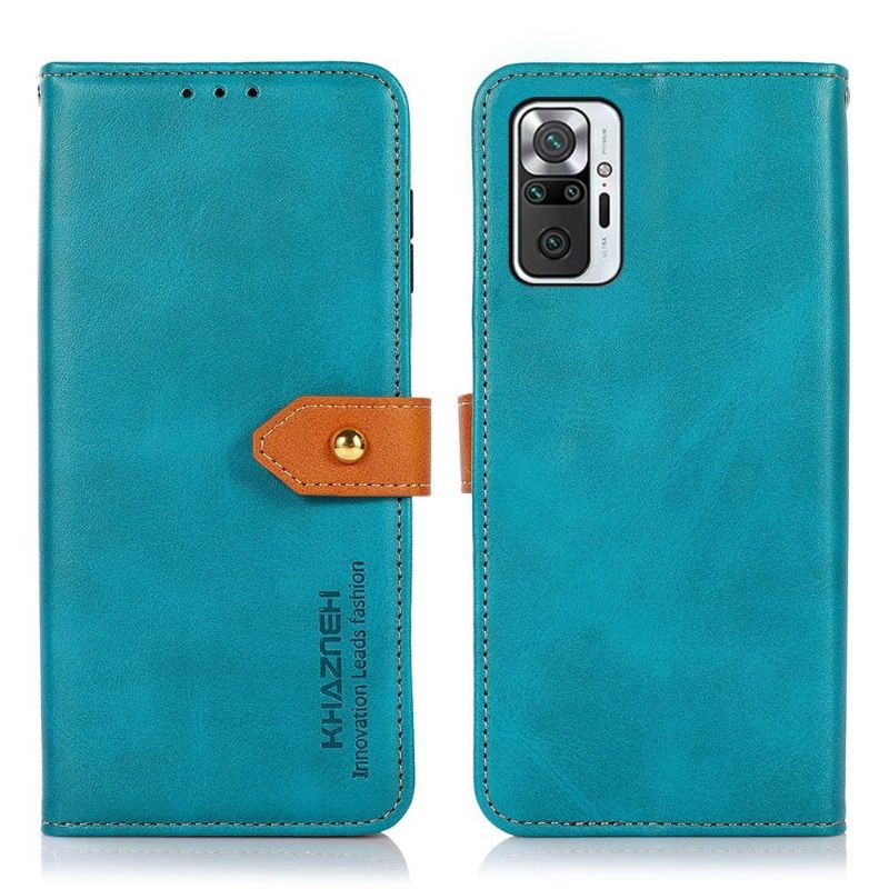 Flipové Pouzdro Na Xiaomi Redmi Note 10 Pro Khazneh Bicolor Umělá Kůže