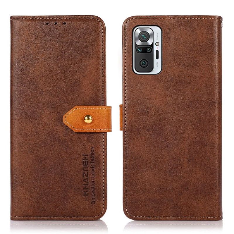 Flipové Pouzdro Na Xiaomi Redmi Note 10 Pro Khazneh Bicolor Umělá Kůže
