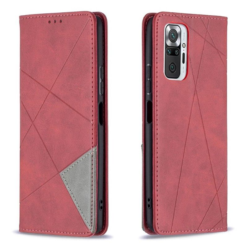 Flipové Pouzdro Na Xiaomi Redmi Note 10 Pro Kožený Držák Na Karty Ve Stylu Célinia