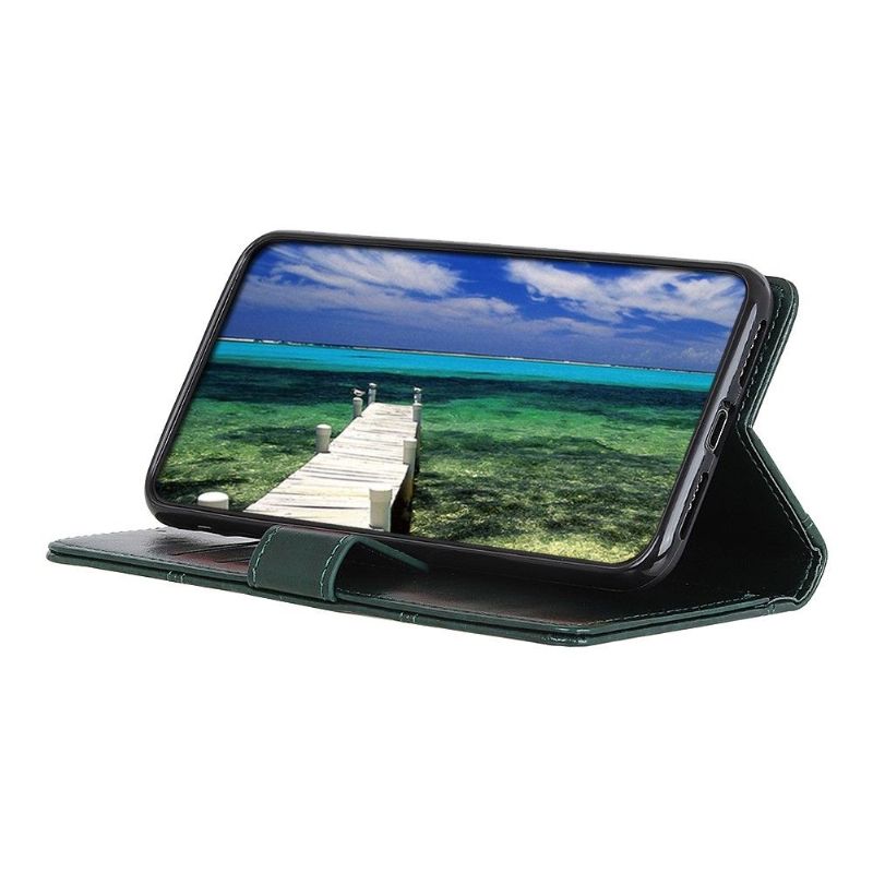 Flipové Pouzdro Na Xiaomi Redmi Note 10 Pro Kožený Efekt S Nýty