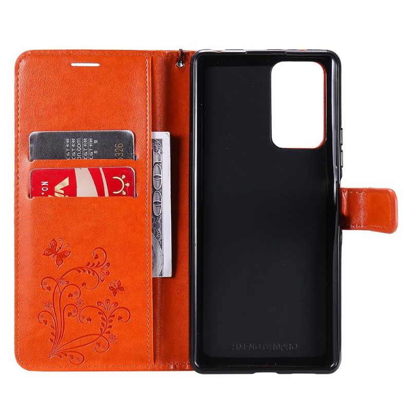 Flipové Pouzdro Na Xiaomi Redmi Note 10 Pro Motýli Podpůrných Funkcí
