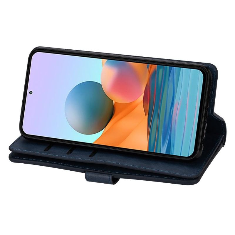 Flipové Pouzdro Na Xiaomi Redmi Note 10 Pro Peněženkové Pouzdro Na Lana Umělá Kůže