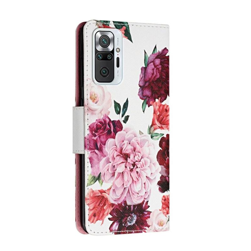Flipové Pouzdro Na Xiaomi Redmi Note 10 Pro Pivoňka