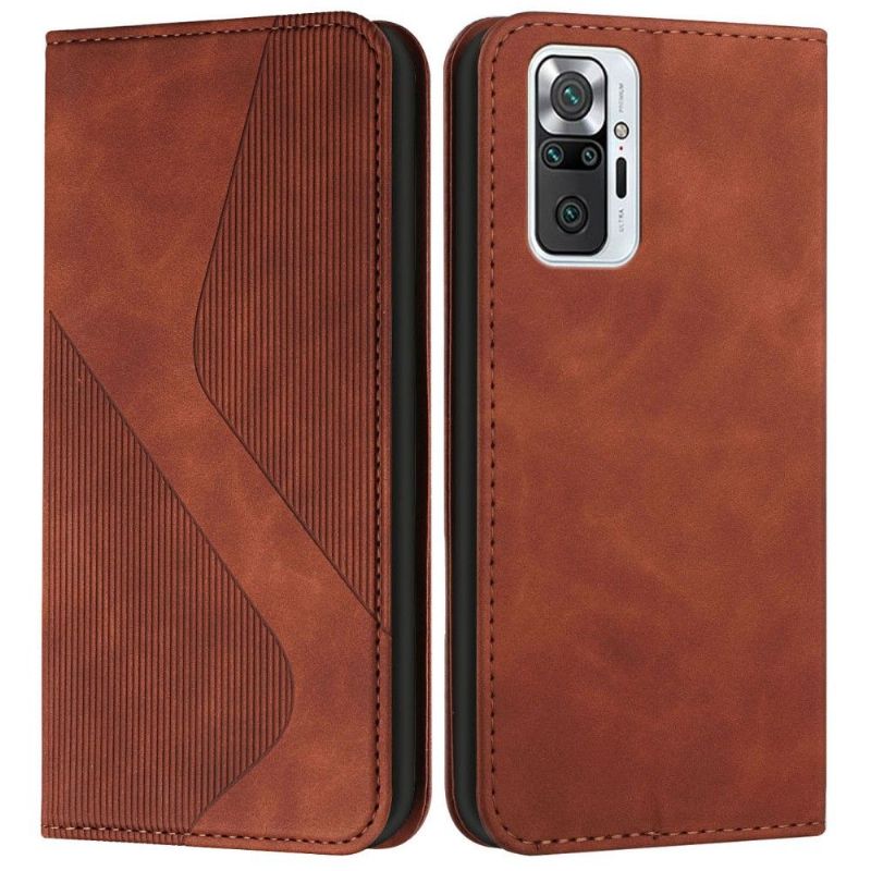 Flipové Pouzdro Na Xiaomi Redmi Note 10 Pro Podnikání Ve Tvaru S