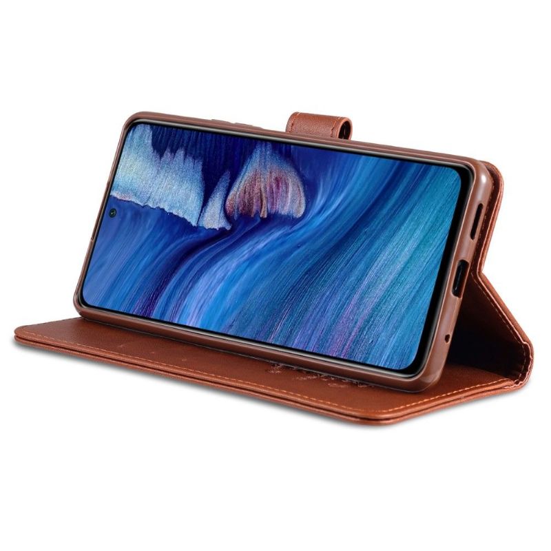 Flipové Pouzdro Na Xiaomi Redmi Note 10 Pro Umělá Kůže Azns
