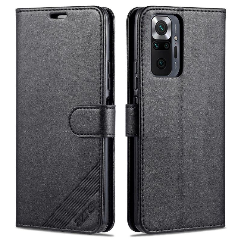 Flipové Pouzdro Na Xiaomi Redmi Note 10 Pro Umělá Kůže Azns