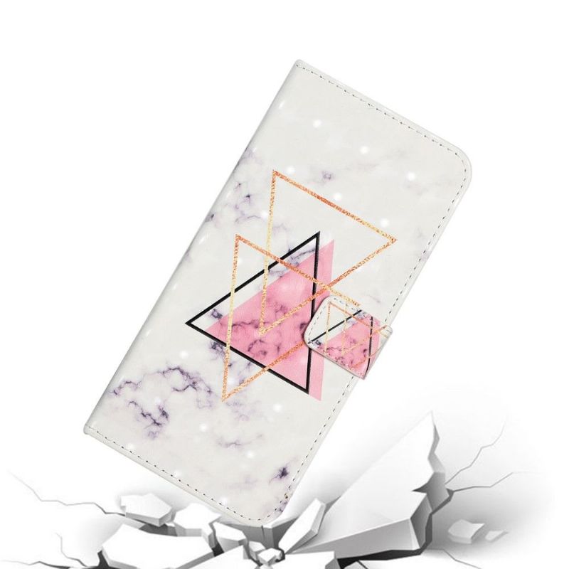 Flipové Pouzdro Na Xiaomi Redmi Note 10 Pro Vzor Trojúhelníků