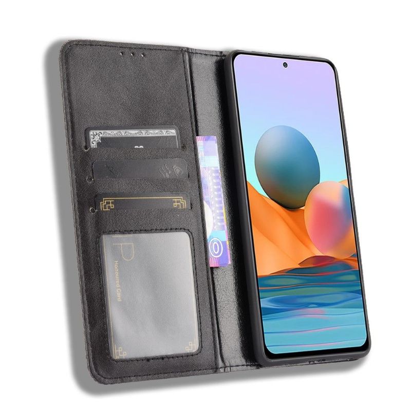 Kožené Pouzdro Folio Na Xiaomi Redmi Note 10 Pro Kůže Ve Stylu Cirénius