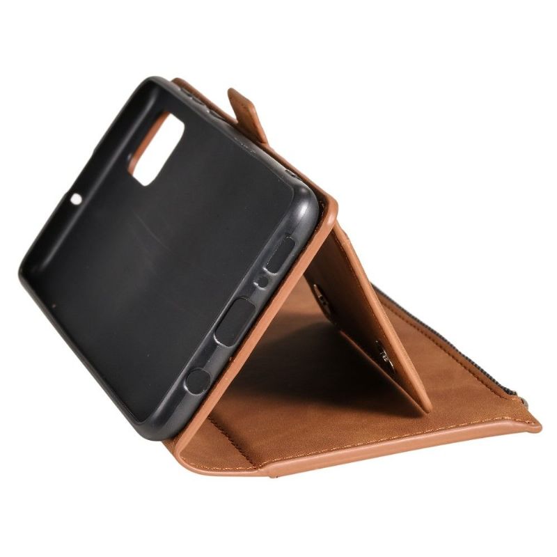Kožené Pouzdro Na Xiaomi Redmi Note 10 Pro Peněženkové Pouzdro Booth Funkce