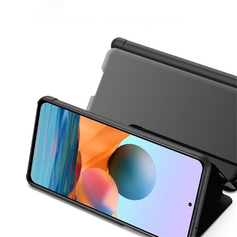 Kryt Na Xiaomi Redmi Note 10 Pro Flipové Pouzdro Zrcadlový Efekt