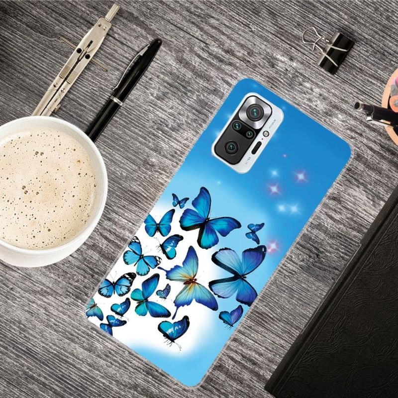Kryt Na Xiaomi Redmi Note 10 Pro Modrí Motýli