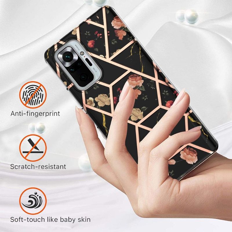 Kryt Na Xiaomi Redmi Note 10 Pro Mramor A Květiny