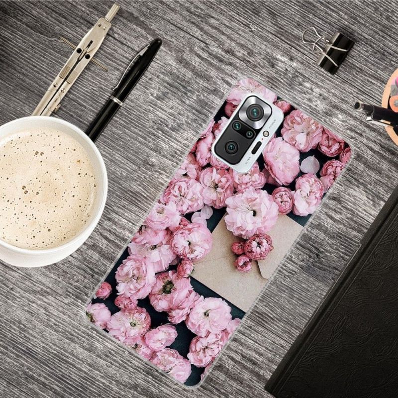 Kryt Na Xiaomi Redmi Note 10 Pro Růžový Květ