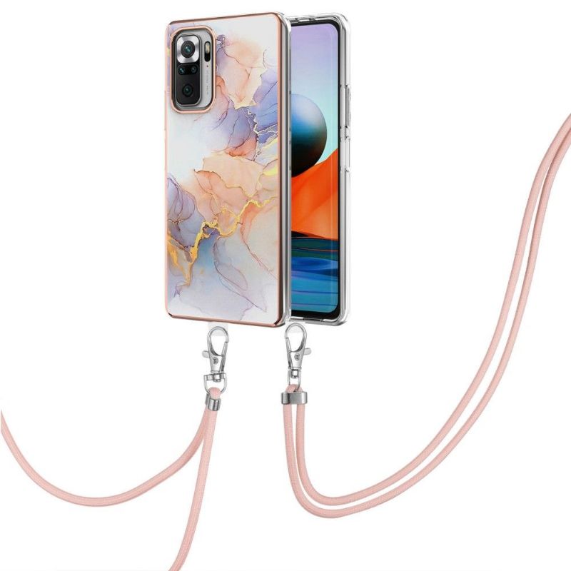 Kryty Na Mobil Na Xiaomi Redmi Note 10 Pro Na Lana Barevný Mramor