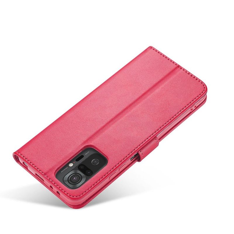 Pouzdra Na Xiaomi Redmi Note 10 Pro Flipové Pouzdro Kožený Efekt Lc.imeeke