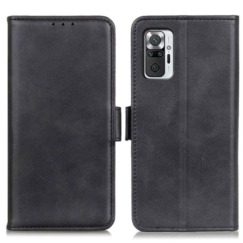 Pouzdra Na Xiaomi Redmi Note 10 Pro Peněženkové Pouzdro Kryt S Efektem Matné Kůže