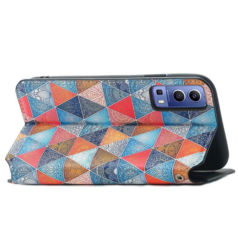 Flipové Pouzdro Na Vivo Y72 5G Mandalový Kaleidoskop