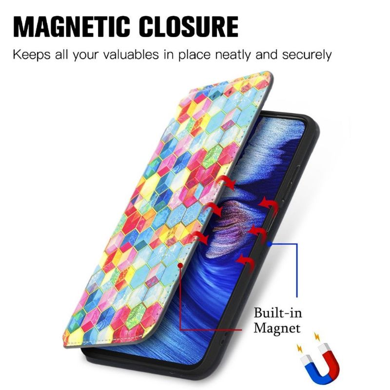 Flipové Pouzdro Na Xiaomi Redmi Note 10 5G / Poco M3 Pro 3d Kostka