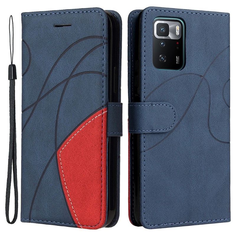 Flipové Pouzdro Na Xiaomi Redmi Note 10 5G / Poco M3 Pro Bicolor Artistic